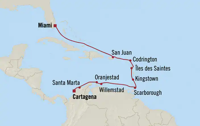 Carthagène - Miami