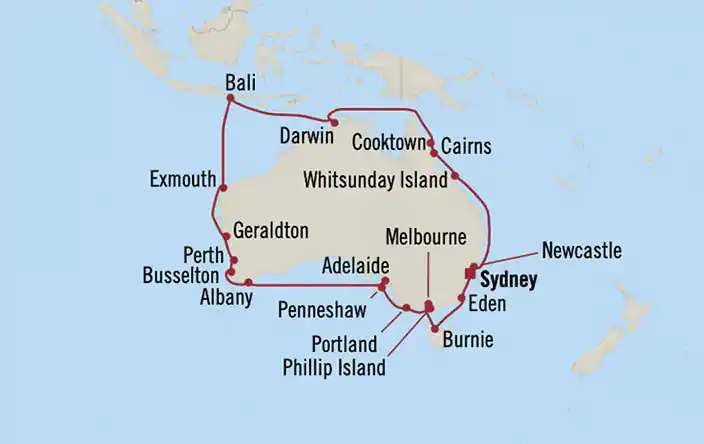Grande Croisière Australie
